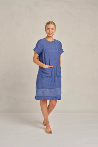 Alessandra London Dress - Denim