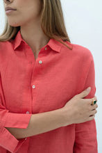 Load image into Gallery viewer, Humidity EMPIRE LINEN SHIRT- Poppy