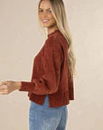 Load image into Gallery viewer, Humidity Chenille Jumper - Rust