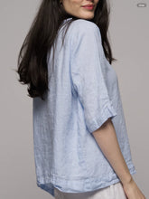 Load image into Gallery viewer, Muse Matilda Gingham Top Blue