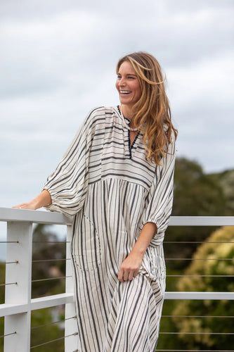 Mandalay Designs Souq Stripe Dress