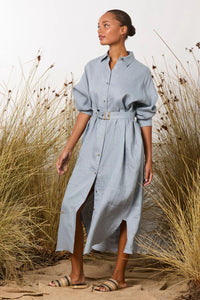 Maud Dainty Potter Dress Denim