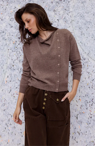 Maud Dainty Trucker Pant Chocolate