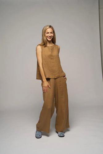 Muse Armani Pants Cognac