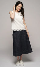 Load image into Gallery viewer, Muse Prada Denim Skirt