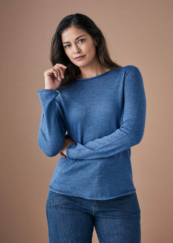 Uimi Phoebe Top in Sapphire