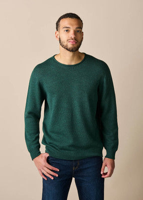 Uimi Roy jersey crew neck top hunter