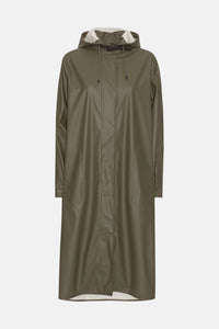 Ilse Jacobsen Army Rain Coat- Long