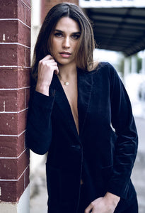 Humidity Blondie Jacket- Indigo