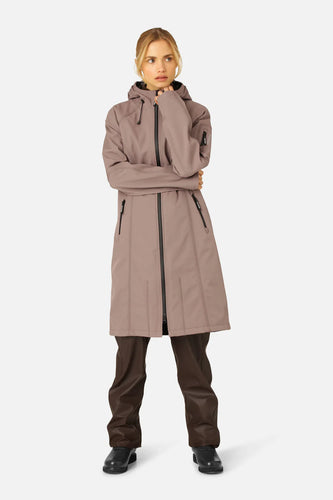 Ilse Jacobsen Long Rain Coat- Old Lavender