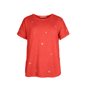 Mansted Fila Shirt in Raspberry